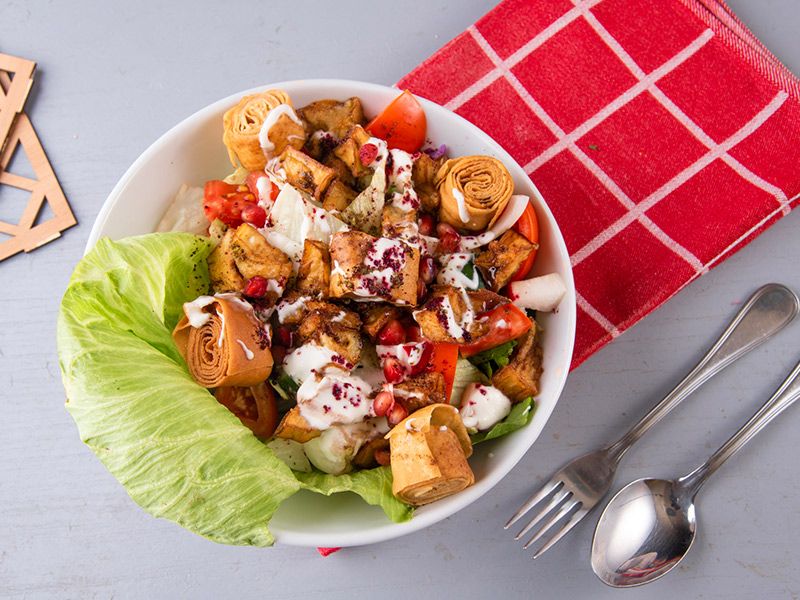 Eggplant Fattoush