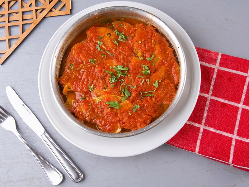Kofta With Tomatoes Tray