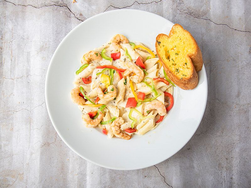 Shrimp Pasta With Cajun Sauce - Medium