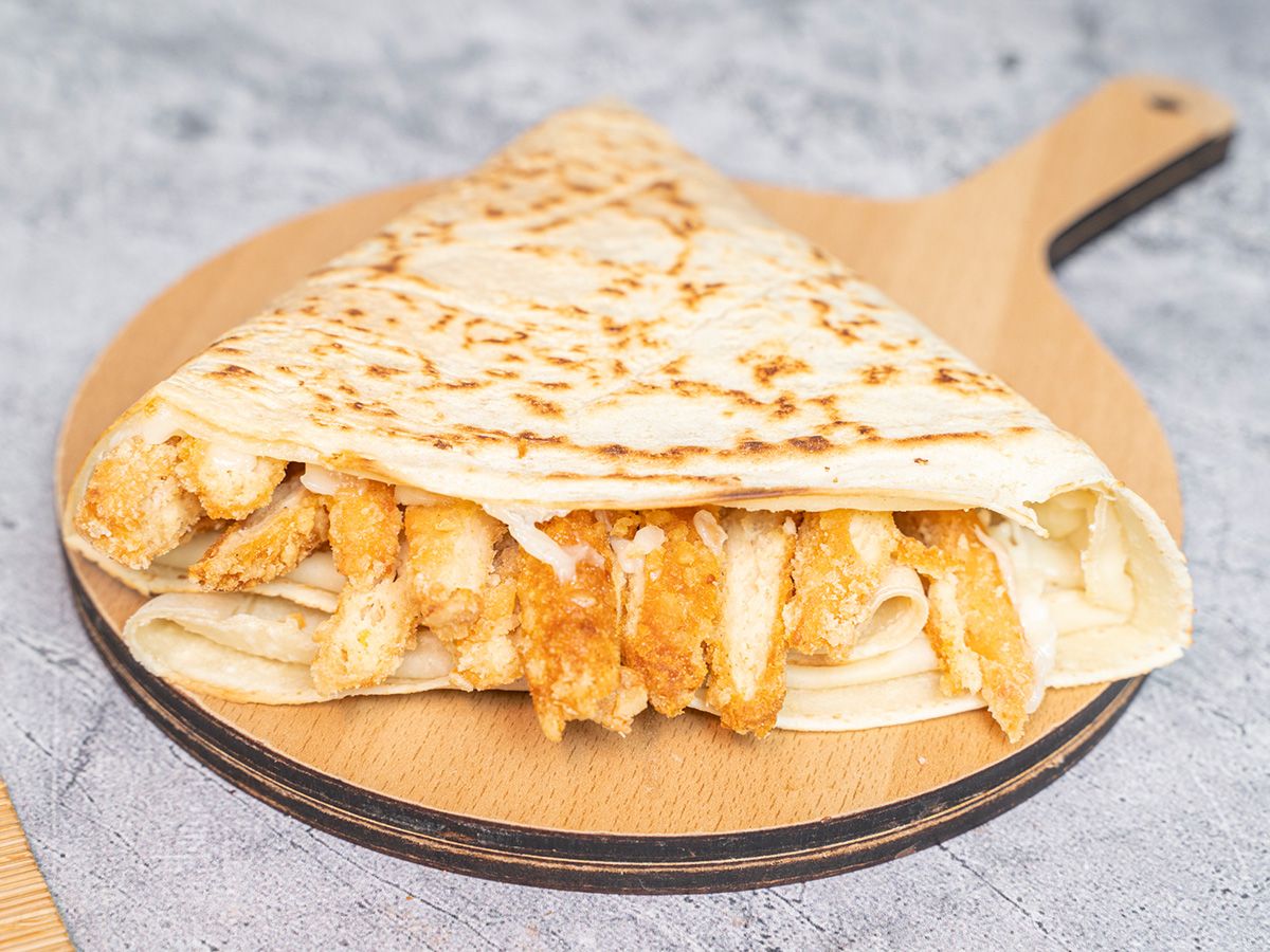 Crispy Spicy Chicken Crepe