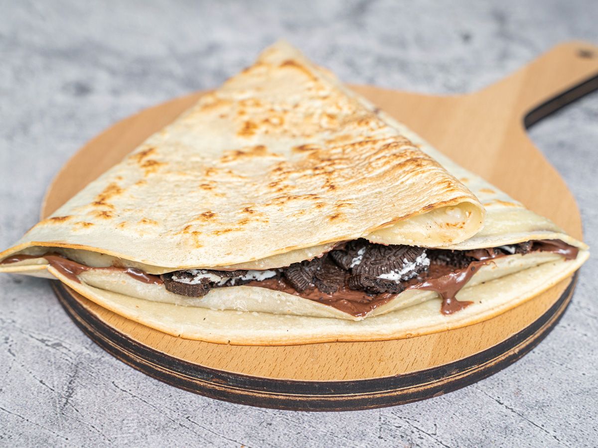 Nutella Chocolate With Oreo Crepe