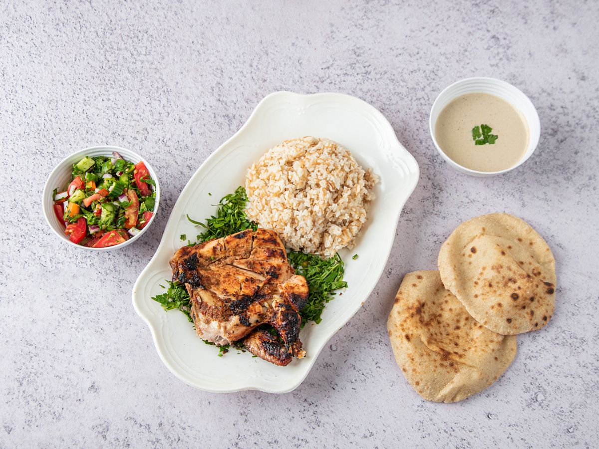 Quarter Chicken Meal with Rice