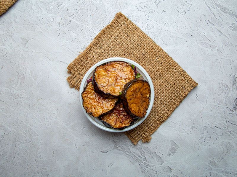 Fried eggplant box