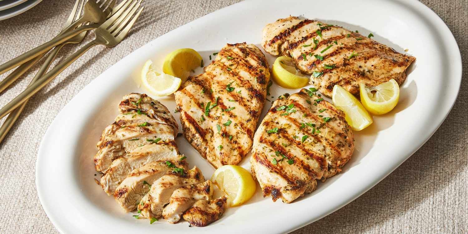 Grilled Chicken with pasta