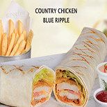 Country Chicken Blue Ripple Wrap