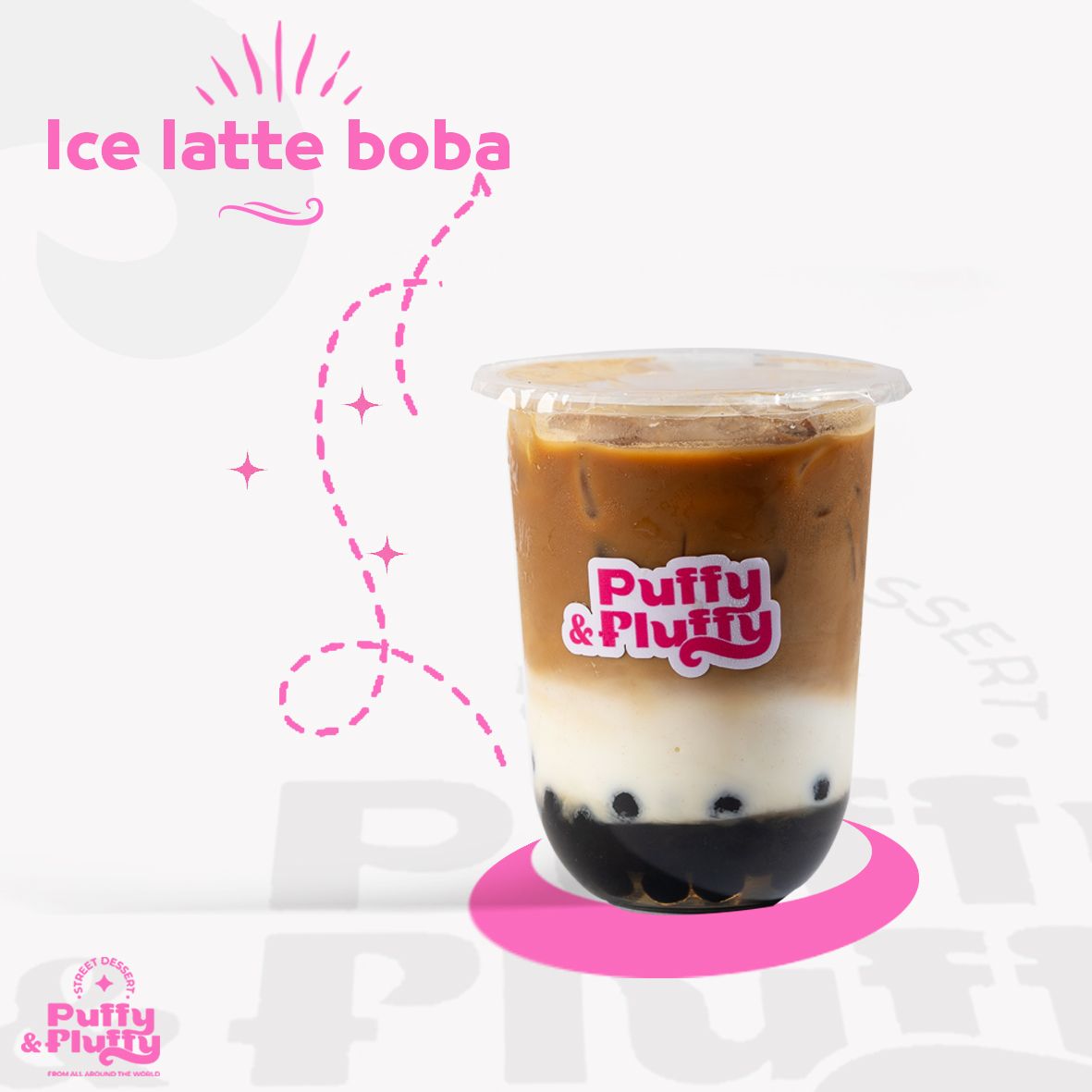 Iced Boba Latte