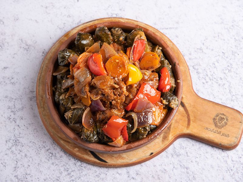 Vine Leaves With Oxtail Casserole