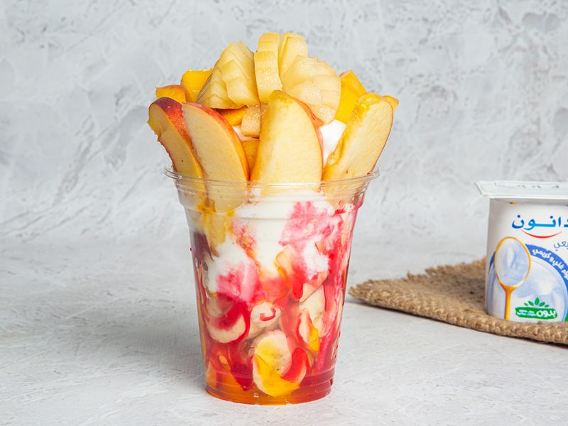 Yogurt With Fruits Juice Bottle