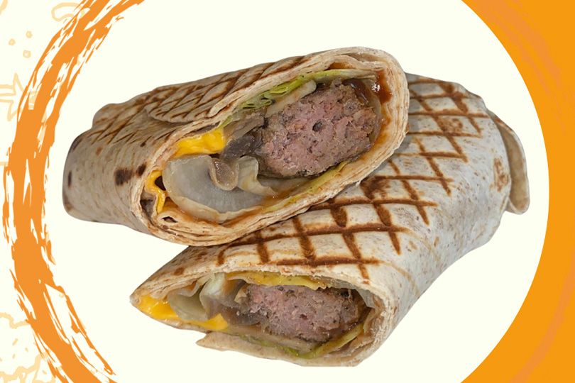 Beef kofta wrap