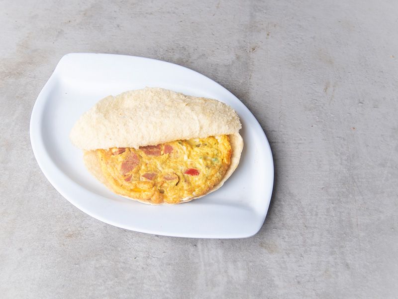 Pizza Omelette Sandwich