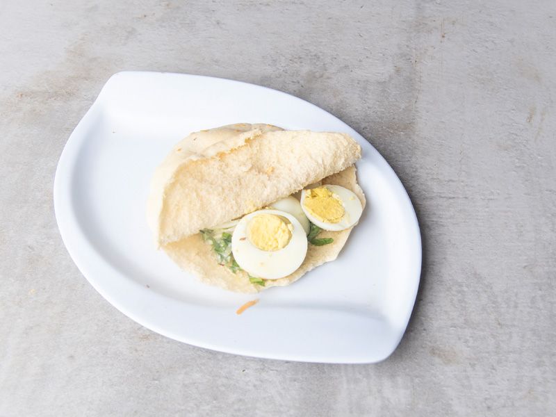 Boiled Eggs Sandwich