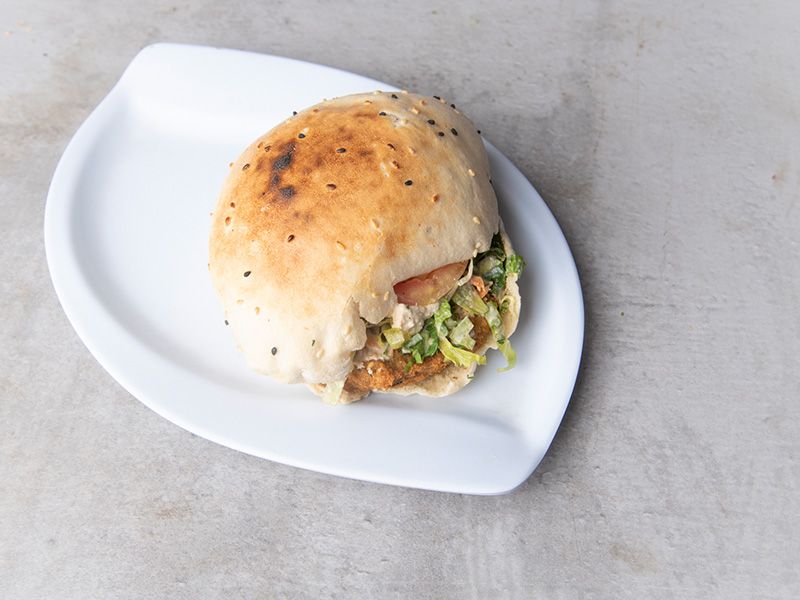 Shami Falafel Sandwich