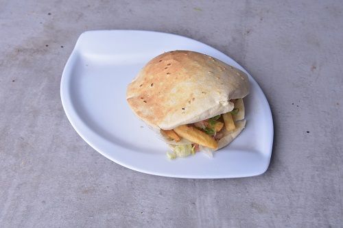 Shami Pommes Frites Fries Sandwich