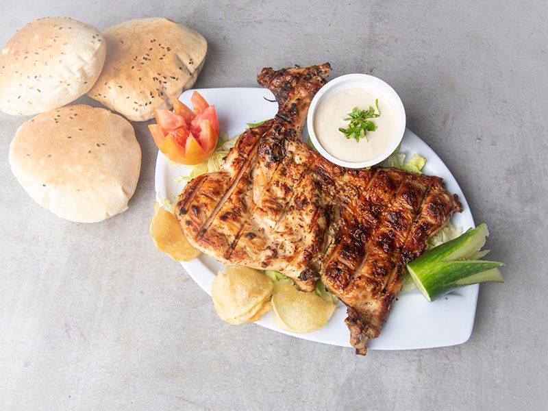 Half Grilled Chicken