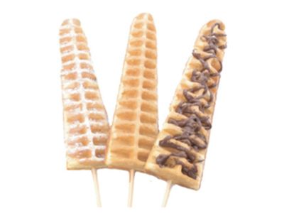 Stick Waffle With Toppings