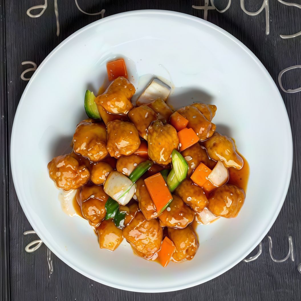 C07 Chicken In Sweet Sauce With Vegetables
