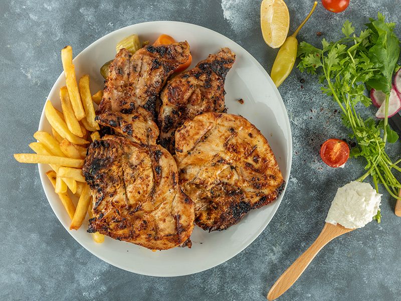 Grilled Chicken Breasts Meal