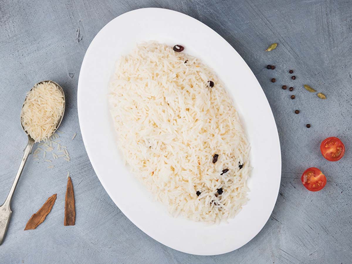 Basmati Rice With Chicken Shawarma Platter