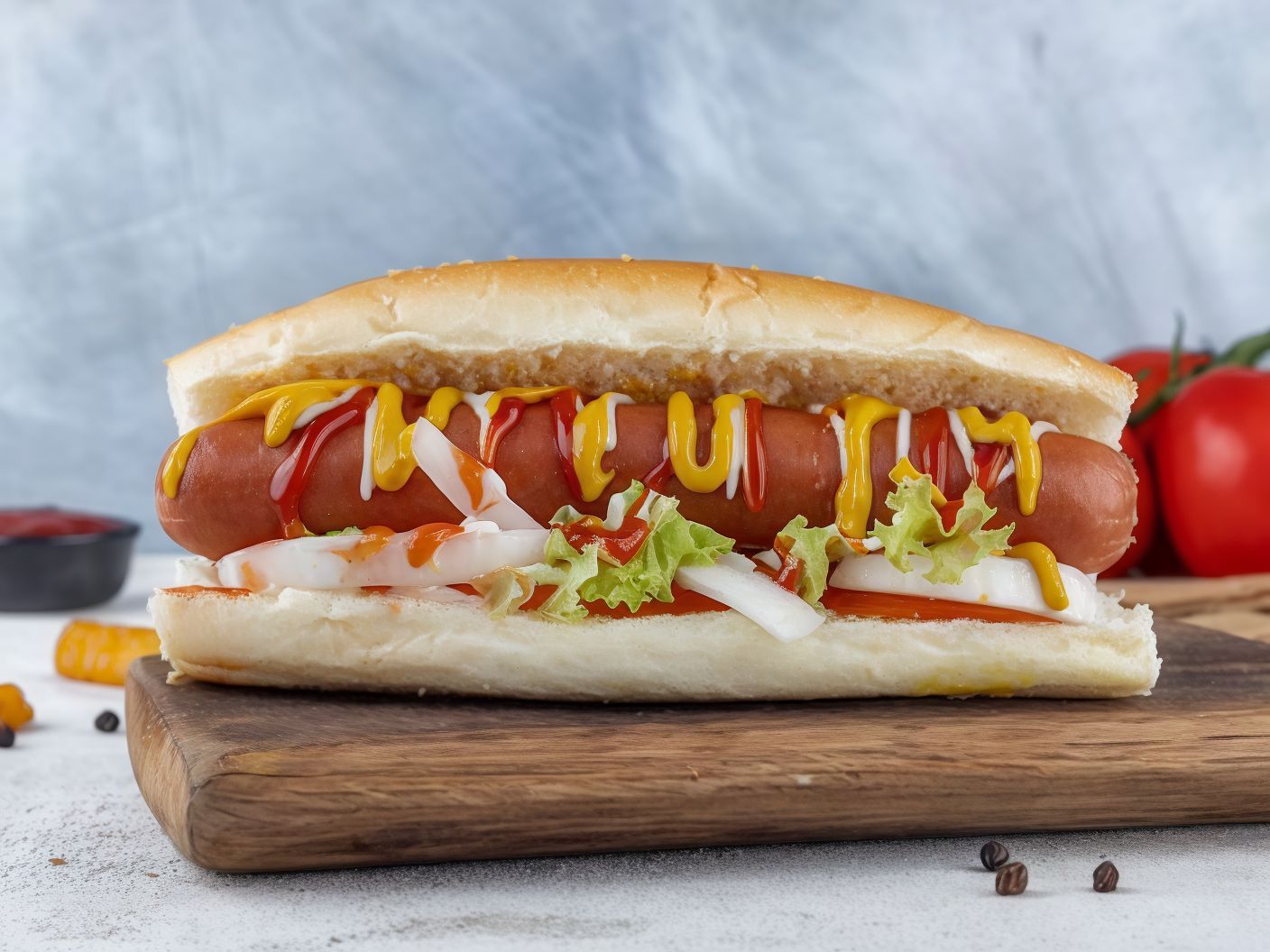 Hot dog sandwich