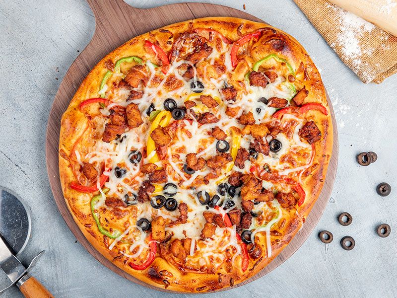 Chicken Supreme Stuffed Crust Pizza