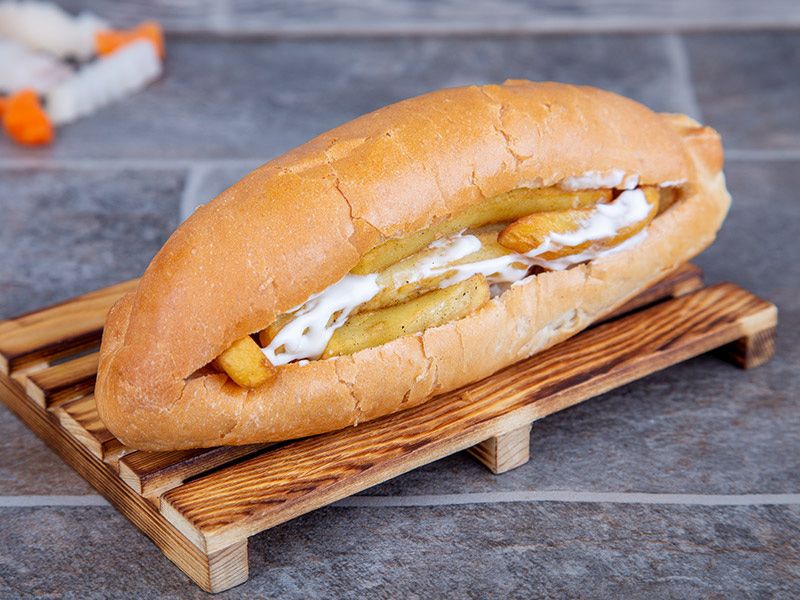 Cheese Friskies Fries Sandwich