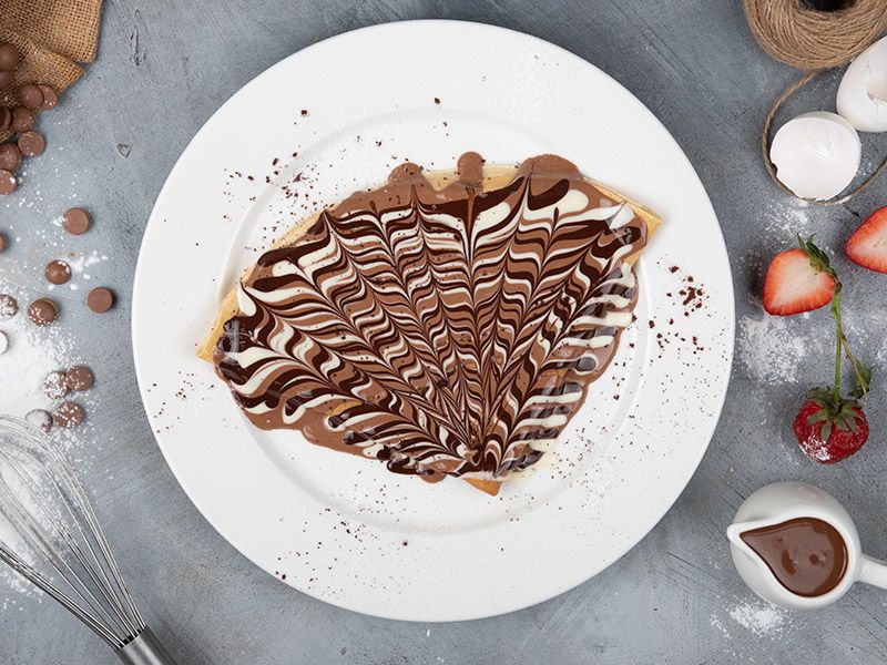 Mix Nutella Chocolate Crepe