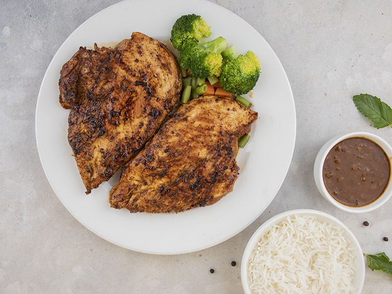 1/4 Grilled Chicken - Breast Platter