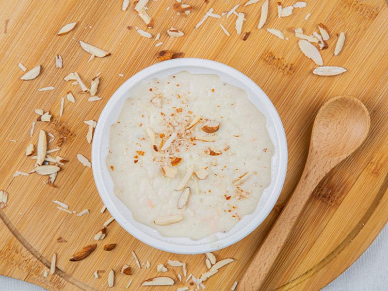 Rice pudding with Cream