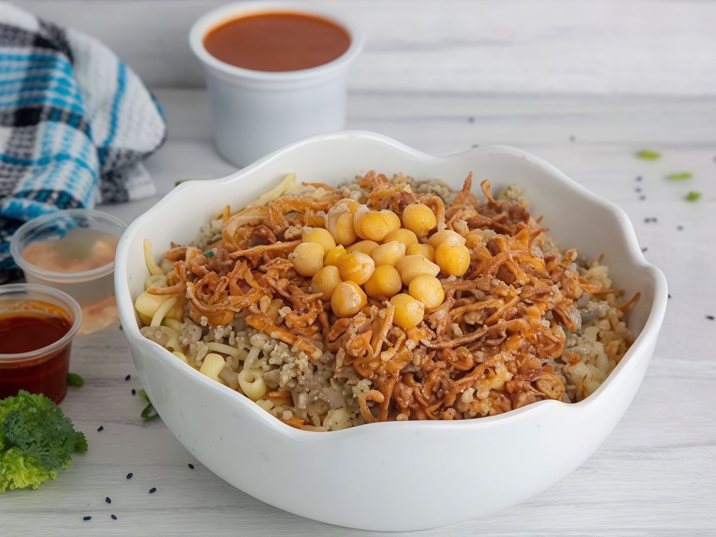 Plain Koshary