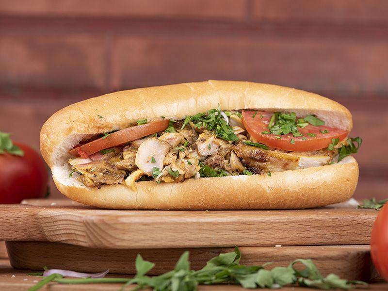 Dendy Chicken Shawerma Sandwich