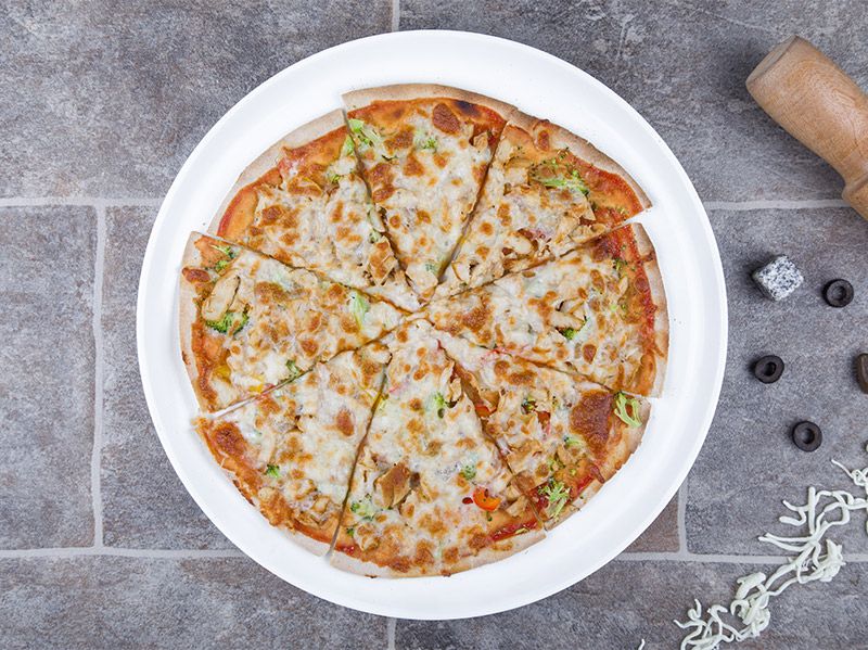 Chicken Mushroom Pizza italian