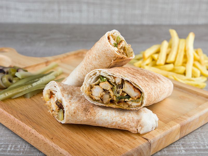 Shawerma Fries Sandwich