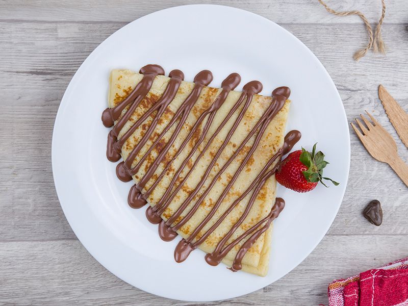 Nutella Chocolate and Banana Crepe