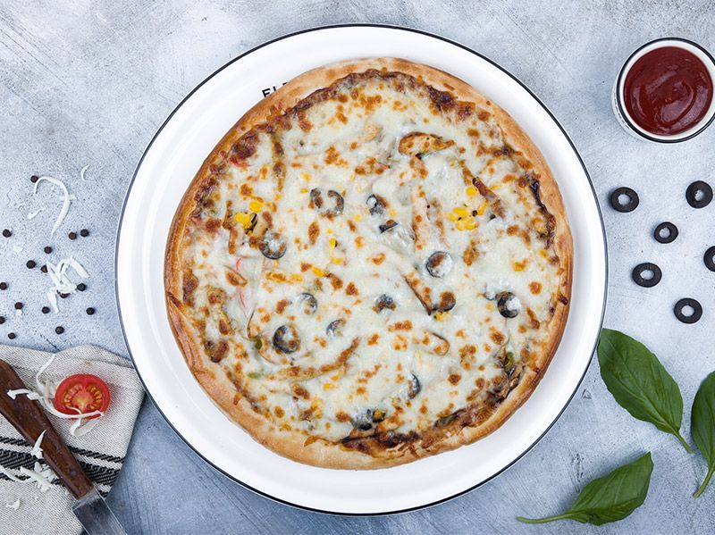 Crispy Chicken Pizza italian