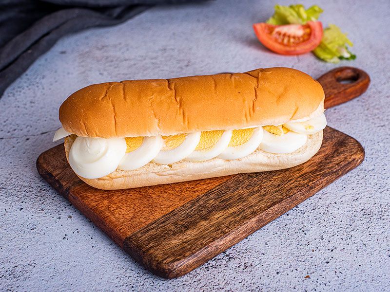 Boiled Eggs Sandwich