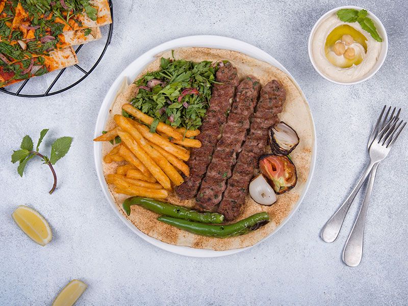 Charcoal Grilled Kofta Meal