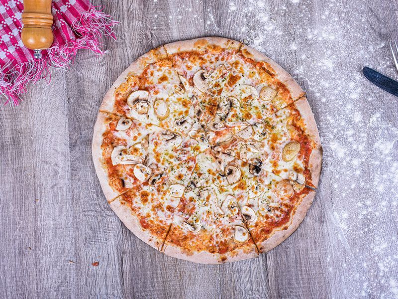 Chicken With Hot Dog Pizza