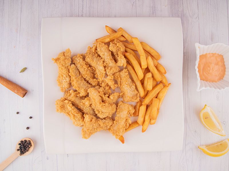 Fish Fingers Plate