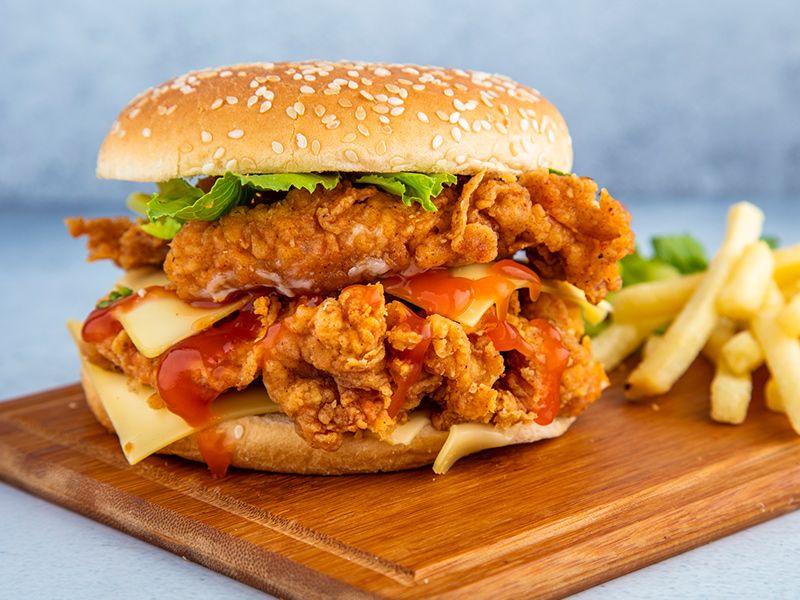 Chicken Fire Sandwich