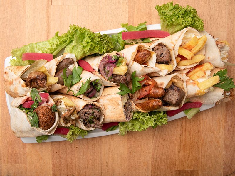 Plain Meat Shawerma Sandwich