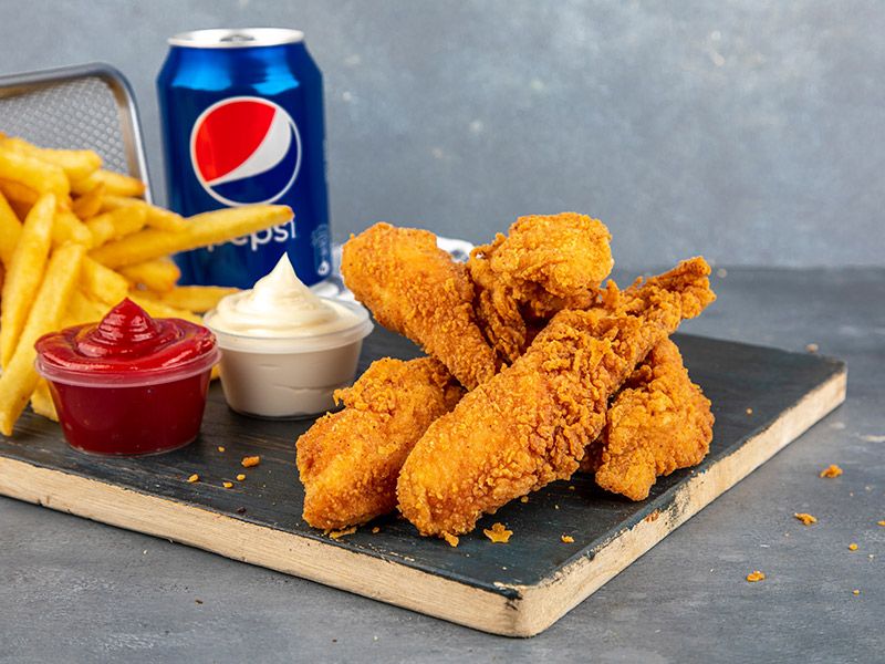 5 Pieces Chicken Strips Meal