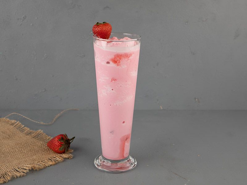 Strawberry milkshake