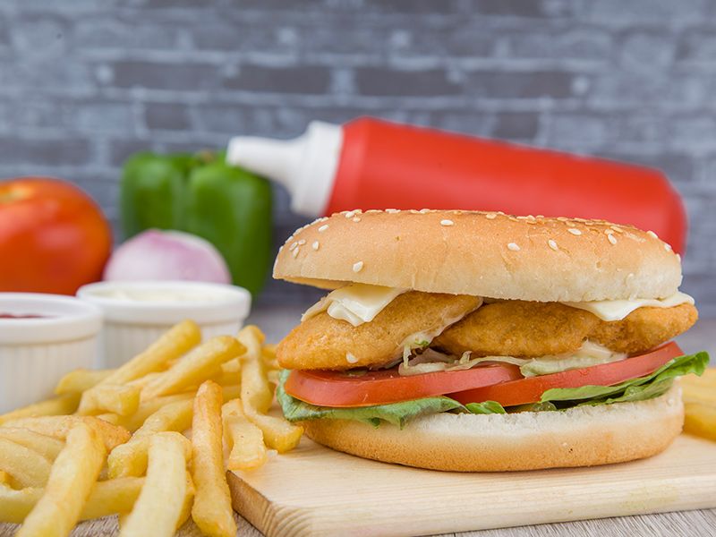 Grilled Fish Fillet Sandwich