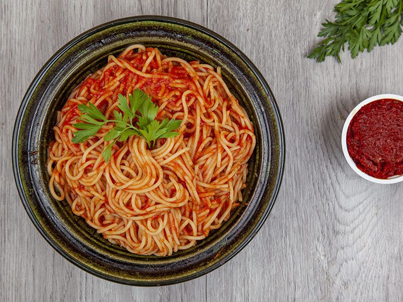 Spaghetti With Tomato Sauce