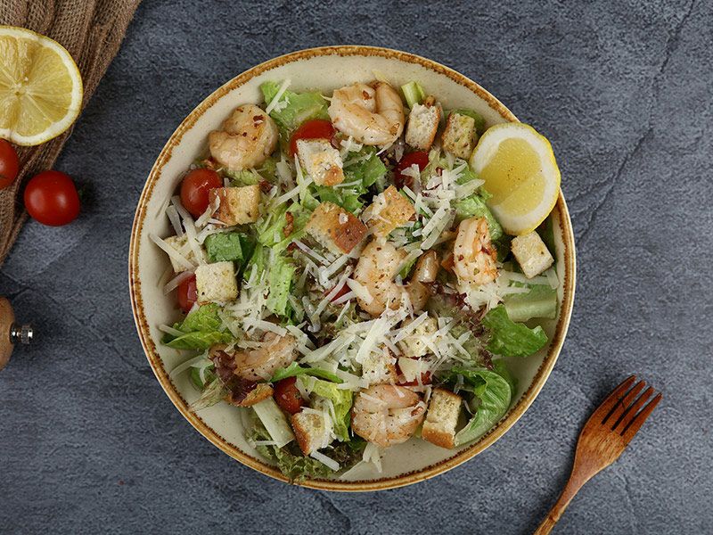 Shrimp Caesar Salad