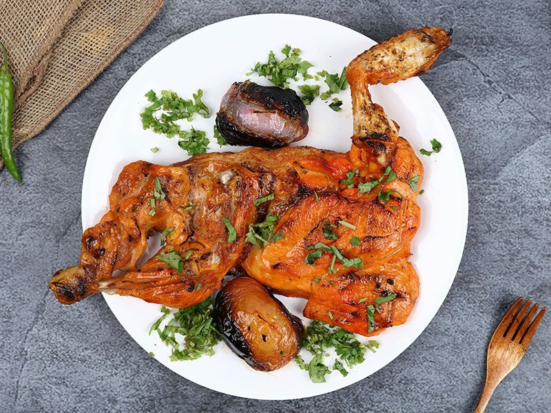 Half Chicken Bukhari
