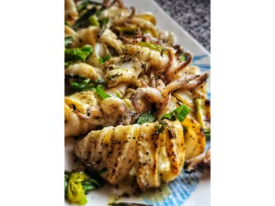 Grilled Fish And Calamari
