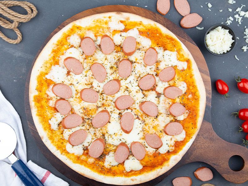 Hot Dog Pizza