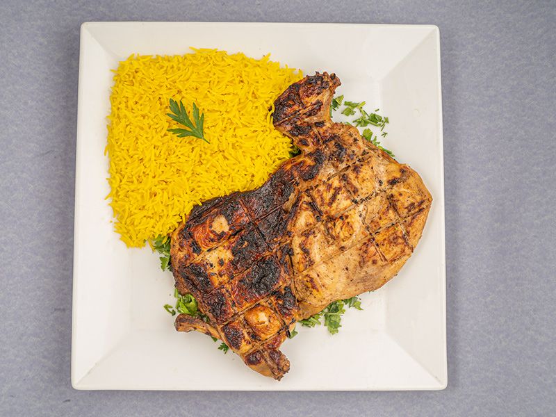 Half Grilled Chicken
