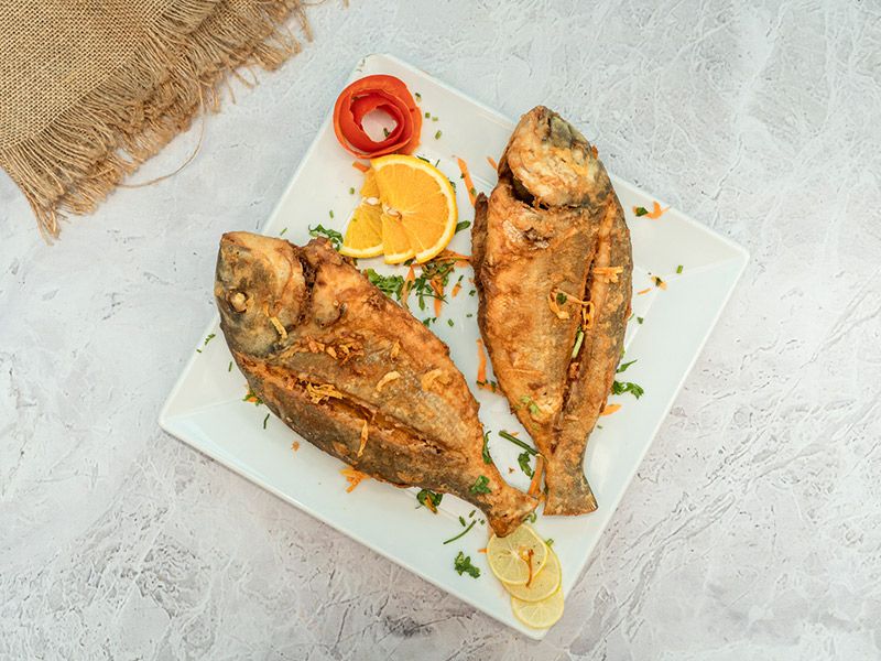 1 kg fried Sea Bream